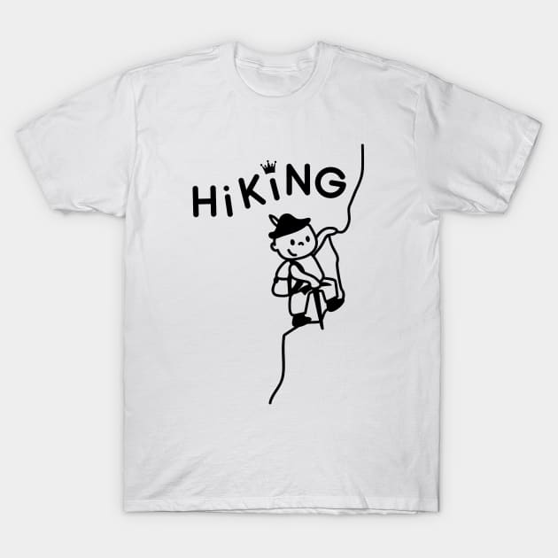 Hiking King T-Shirt by katelein